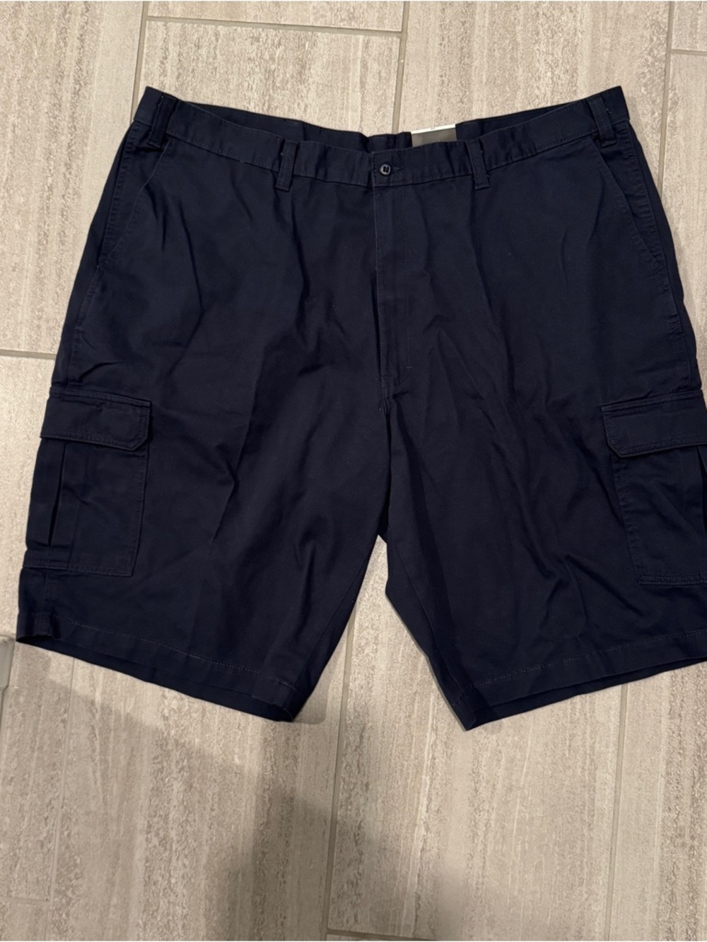 Dickies Cargo Shorts Mens 46 Navy Loose Fit 13” Inseam Workwear NWT